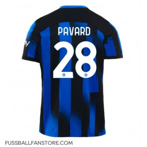 Inter Milan Benjamin Pavard #28 Replik Heimtrikot 2023-24 Kurzarm